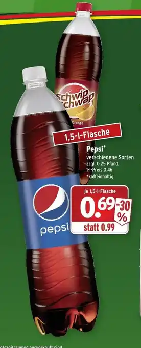 Wasgau Pepsi 1,5L Angebot