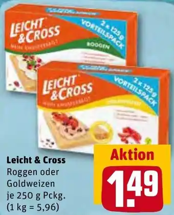 REWE Center Leicht & Cross Roggen oder Goldweizen 250 g Pckg. Angebot