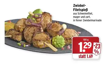 Wasgau Zwiebel Filetspieß 100g Angebot