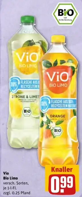 REWE Center Vio Bio Limo 1 L-Fl. Angebot