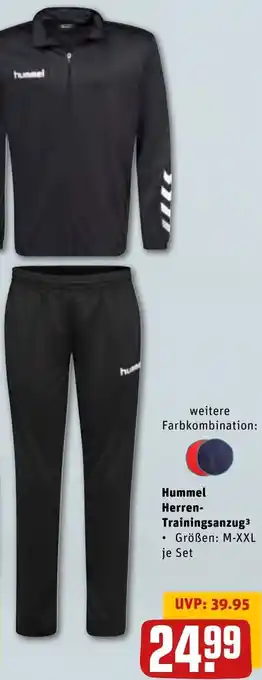 REWE Center Hummel Herren Trainingsanzug Größen M-XXL Angebot