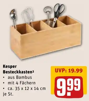 REWE Center Kesper Besteckkasten Angebot