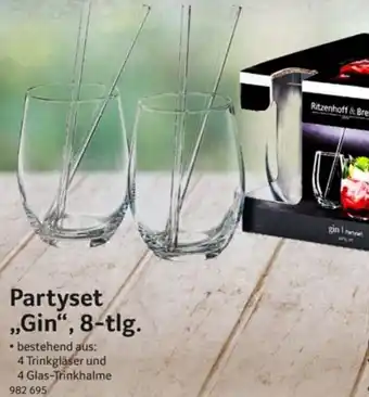 Selgros Partyset ,,Gin" 8-tlg. Angebot