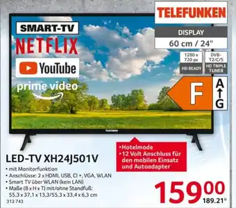 Selgros Telefunken LED-TV XH24J501V Angebot