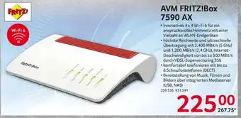 Selgros AVM Fritz! Box 7590 AX Angebot