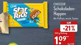 Aldi Nord Choceur Schokoladen Happen 250 g Packung Angebot