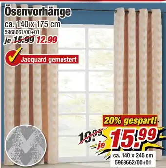 Poco Ösenvorhänge Angebot