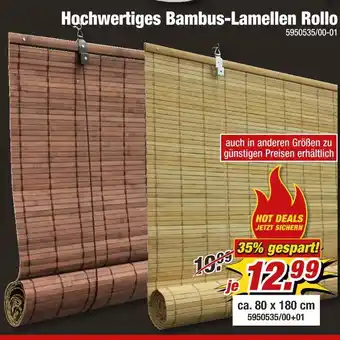 Poco Hochwertiges bambus-lamellen rollo Angebot