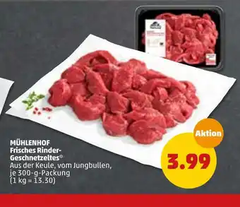PENNY Mühlenhof frisches rinder-geschnetzeltes Angebot