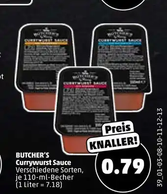 PENNY Butcher’s currywurst sauce Angebot