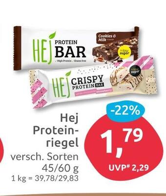 Budni Hej proteinriegel Angebot