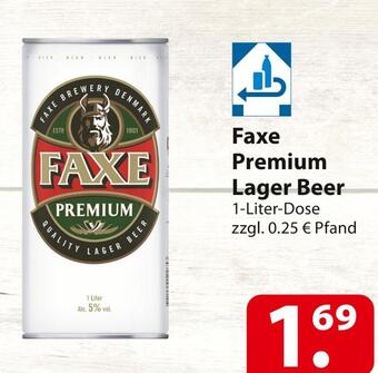 Famila Nord Ost Faxe premium lager beer Angebot