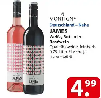 Famila Nord Ost James weiß-, rot- oder roséwein Angebot