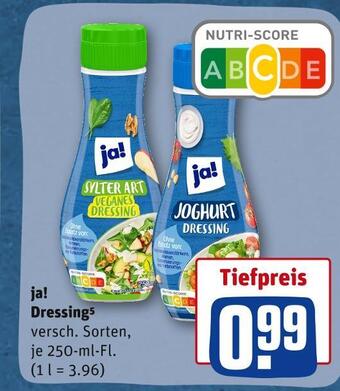 REWE Ja! dressing Angebot