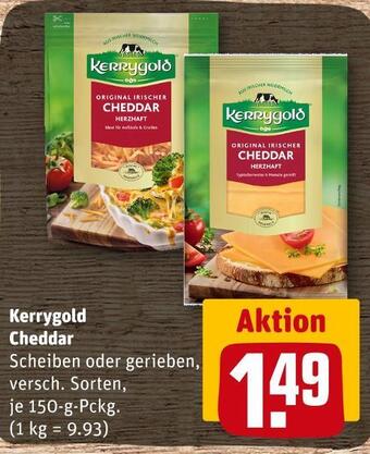 REWE Kerrygold cheddar Angebot