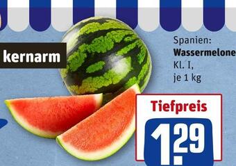 REWE Wassermelone Angebot