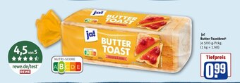 REWE Ja! butter-toastbrot Angebot