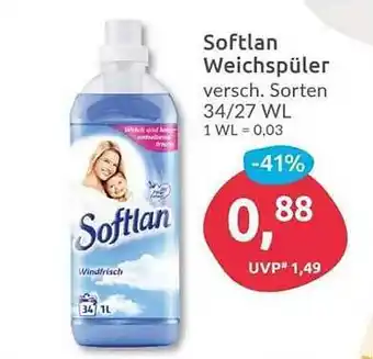 Budni Softan Weichspüler Angebot