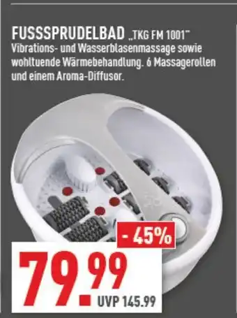 Marktkauf Fusssprudelbad TKG FM 1001 Angebot