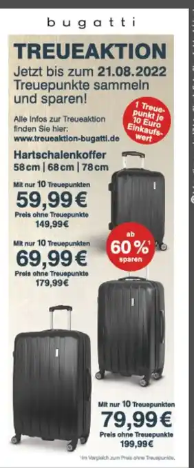 Marktkauf Bugatti Hartschalenkoffer Angebot