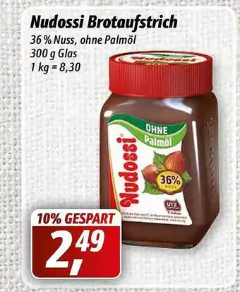 Simmel Nudossi Brotaufstrich 300 g Angebot