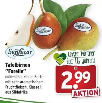 Wasgau SanLucar Tafelbirnen "Forelle" Angebot