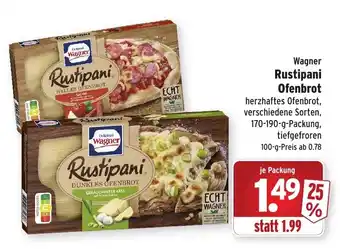 Wasgau Wagner Rustipani Ofenbrot 170-190g Angebot