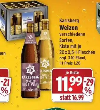 Wasgau Karlsberg Weizen 20x0,5L Angebot