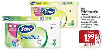 Wasgau Zewa Toilettenpapier bewährt Angebot