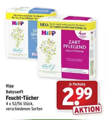 Wasgau Hipp Babysanft Feucht Tücher Angebot