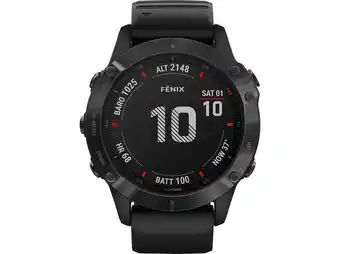 Saturn Garmin fenix 6 pro smartwatch metall silikon, 125-208 mm, schwarz Angebot