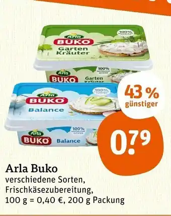 tegut Arla Buko 200g Angebot