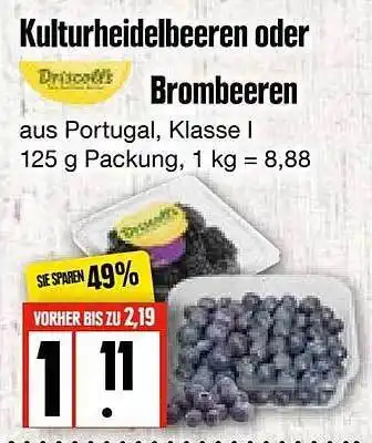 Edeka Frischemarkt Kulturheidelbeeren Oder Brombeeren Driscoll's Angebot