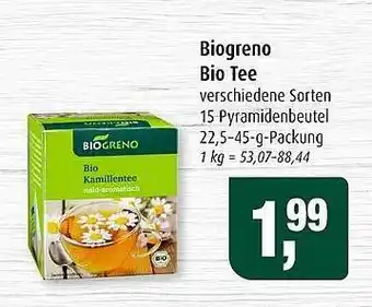 Markant Biogreno Bio Tee Angebot