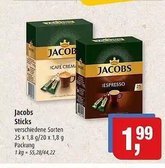 Markant Jacobs Sticks Angebot