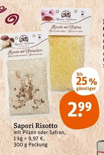 tegut Sapori Risotto 300g Angebot