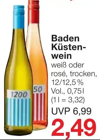 Jawoll Baden Küstenwein 0,75 L Angebot