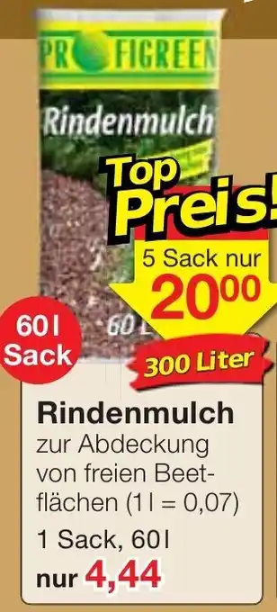 Jawoll Rindenmulch 60 L Sack Angebot