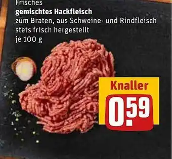 REWE Kaufpark Frisches Gemischtes Hackfleisch Angebot