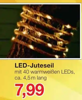 Jawoll LED Juteseil Angebot