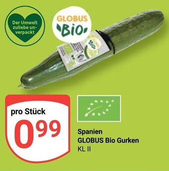 Globus Globus Bio Gurken Angebot