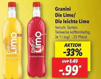 Lidl Granini Die Limo-die Leichte Limo Angebot