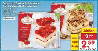 Netto Marken-Discount Coppenrath & Wiese Cafeteria Oder Cafe Landhaus Kuchenschnitten Angebot