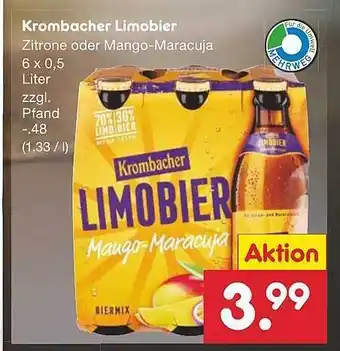 Netto Marken-Discount Krombacher Limobier Angebot