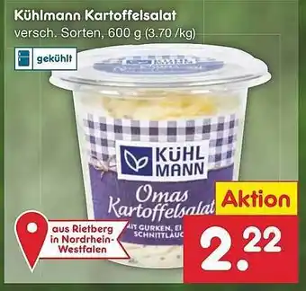 Netto Marken-Discount Kühlmann Kartoffelsalat Angebot