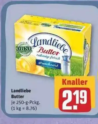 REWE Landliebe Butter Angebot