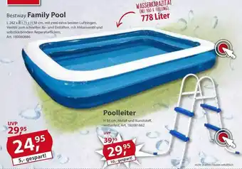 Sonderpreis Baumarkt Bestway Family Pool, Pooleiter Angebot