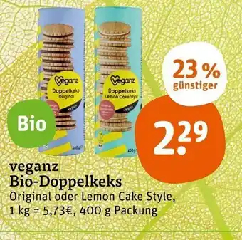 tegut Veganz Bio Doppelkeks 400g Angebot