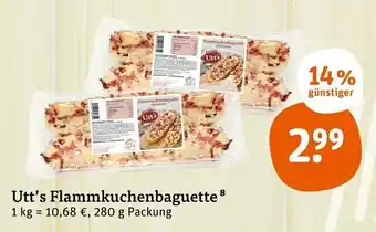 tegut Utt's Flammkuchenbaguette 280g Angebot