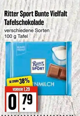 Edeka Frischemarkt Ritter Sport Bunte Vielfalt Tafelschokolade Angebot